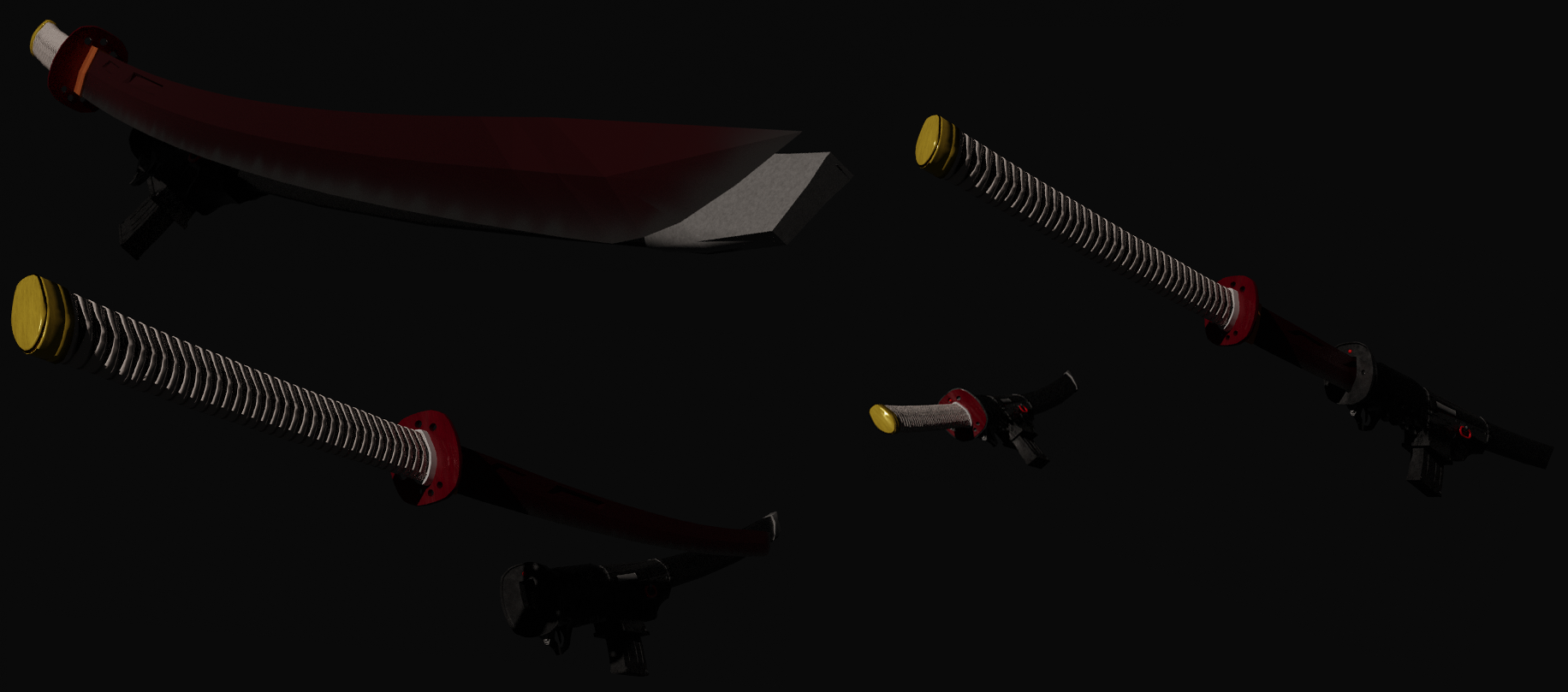 Mounted Katana - Inspired by Murasama Blade and the Yamato