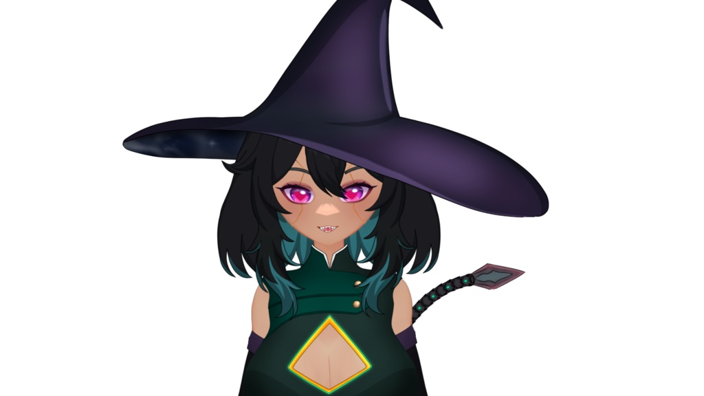 Kyra The Cyber Witch! Adoptable ready to be used!