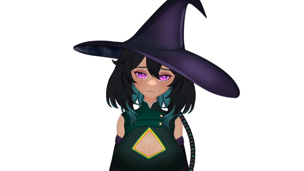 Kyra The Cyber Witch! Adoptable ready to be used!