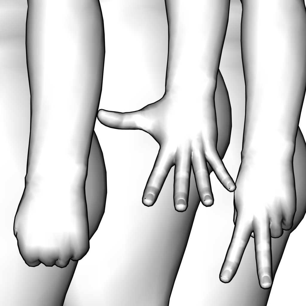 リアルな妊婦 3Dキャラ素材(CLIP STUDIO / FBX対応)出産準備や家族表現に最適!