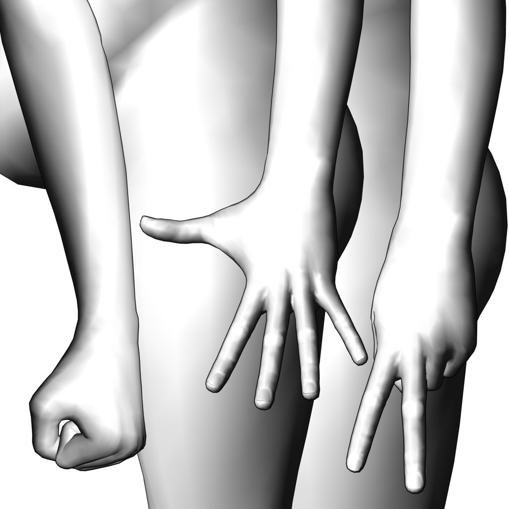 リアルな妊婦 3Dキャラ素材(CLIP STUDIO / FBX対応)出産準備や家族表現に最適!