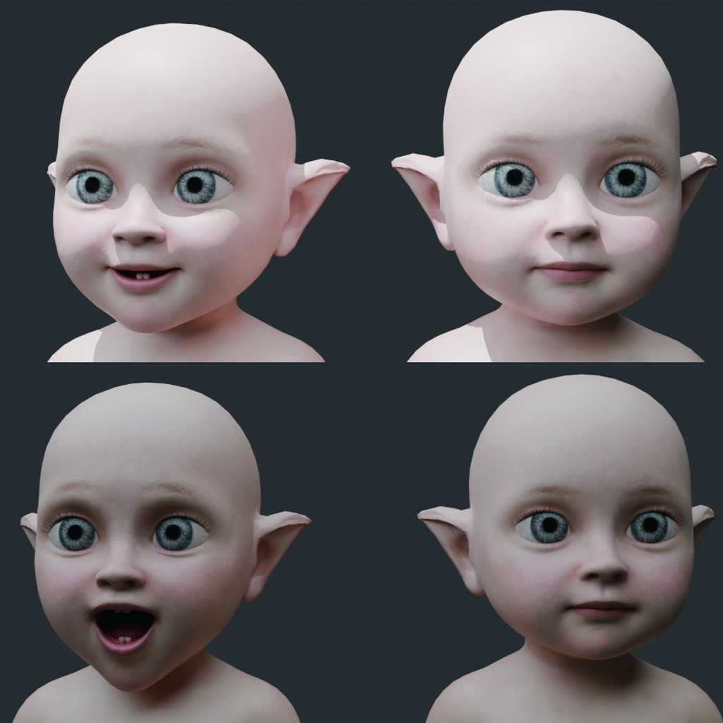表情まで動かせる リアルな素体オーダー