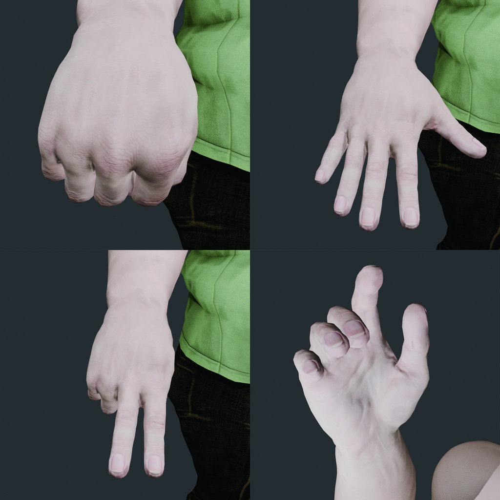 表情まで動かせるリアルなぽっちゃり女性 3Dキャラ素材(FBX対応)柔らかな体型・自然な表情に最適!【CLIP STUDIO PAINTで使えるおまけつき】