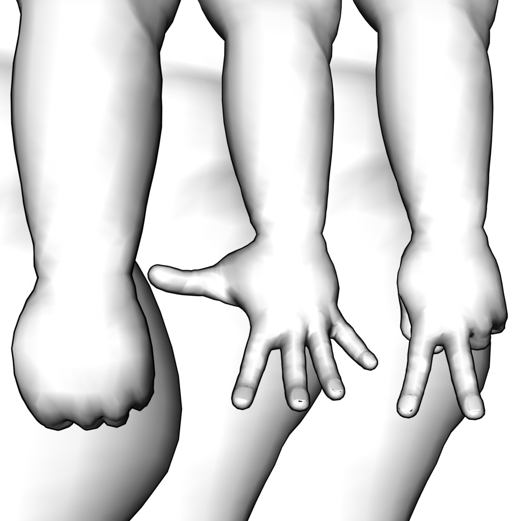 表情まで動かせるリアルなぽっちゃり女性 3Dキャラ素材(FBX対応)柔らかな体型・自然な表情に最適!【CLIP STUDIO PAINTで使えるおまけつき】