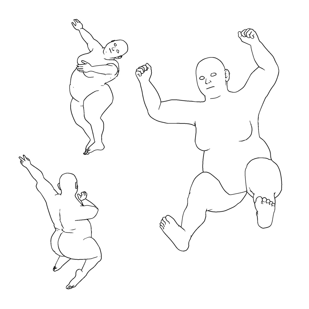 表情まで動かせるリアルなぽっちゃり女性 3Dキャラ素材(FBX対応)柔らかな体型・自然な表情に最適!【CLIP STUDIO PAINTで使えるおまけつき】