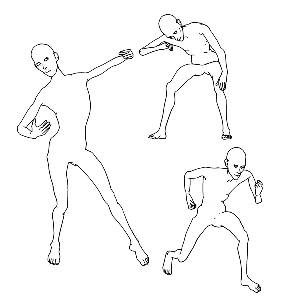 ホワイトモデルで自由に動かせるリアルな素体オーダー
