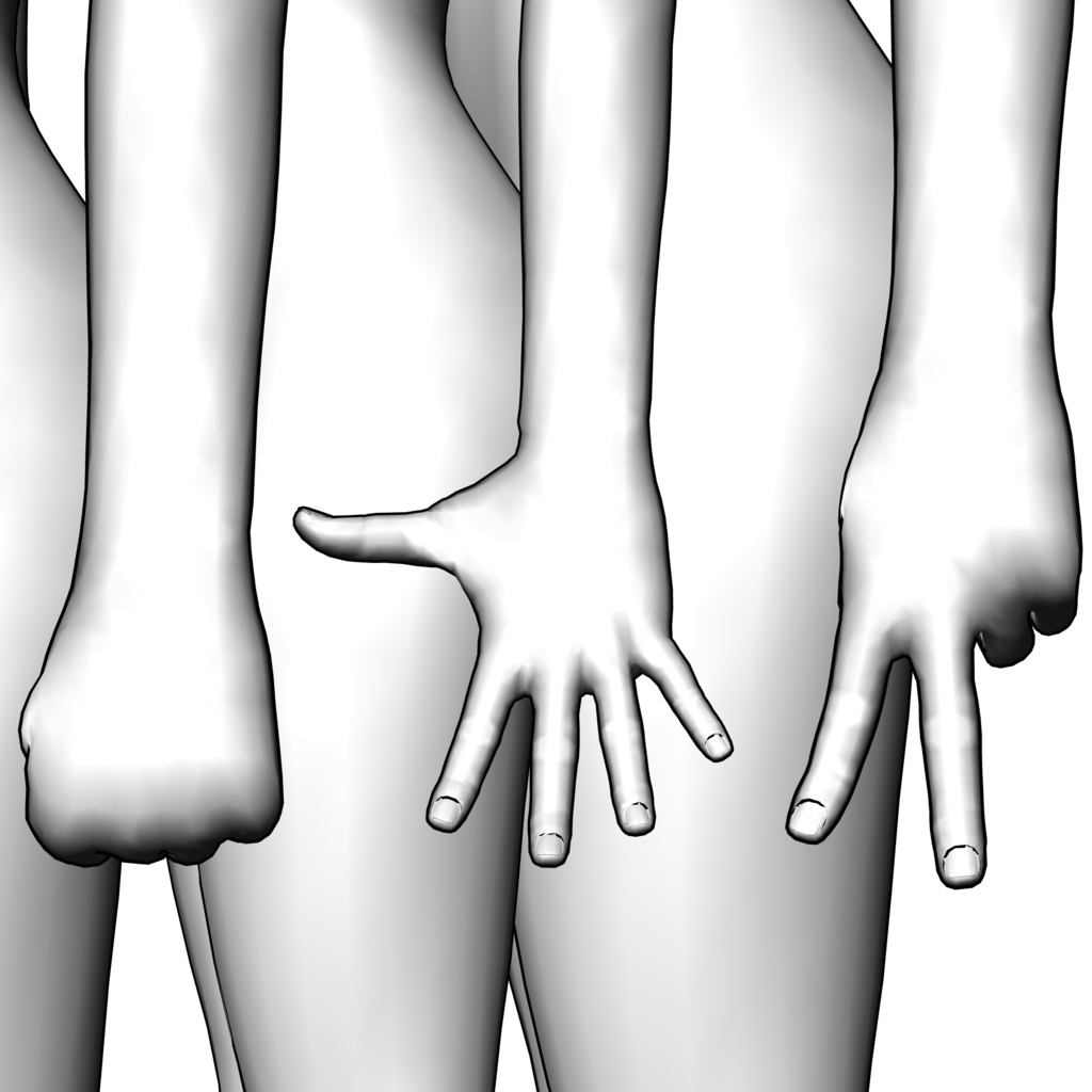 表情まで動かせるリアルなグラマラス女性 3Dキャラ素材(FBX対応)艶やかなボディライン・豊かな表情に最適!【CLIP STUDIO PAINTで使えるおまけつき】