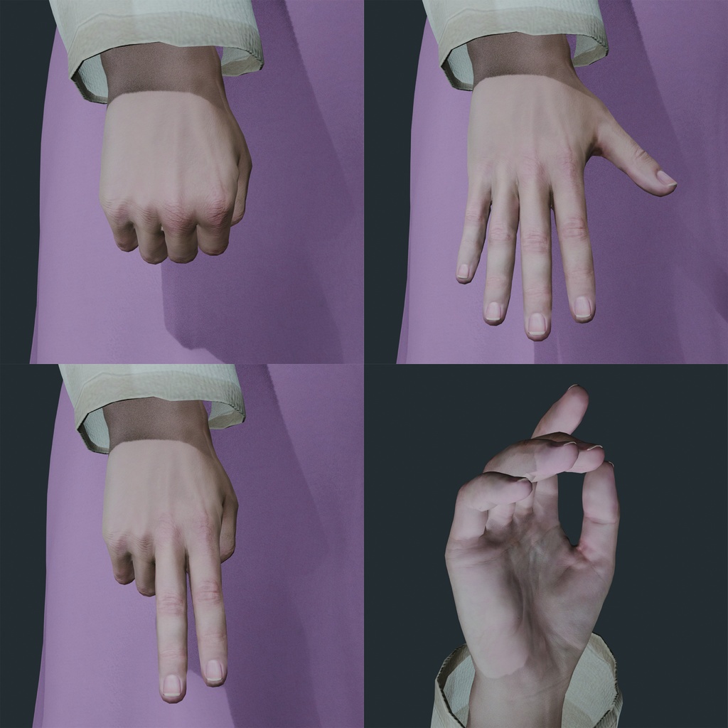 表情まで動かせるリアルな妊婦 3Dキャラ素材(FBX対応)出産準備・家族表現に最適!【CLIP STUDIO PAINTで使えるおまけつき】