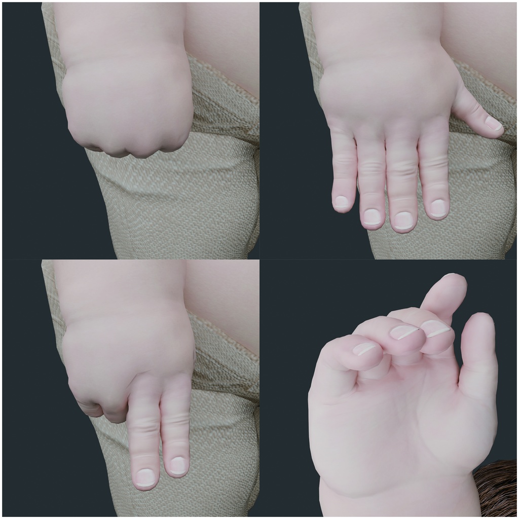 表情まで動かせるリアルなぽっちゃり小学生男子 3Dキャラ素材(FBX対応)ふっくらキッズ表現に最適!【CLIP STUDIO PAINTで使えるおまけつき】