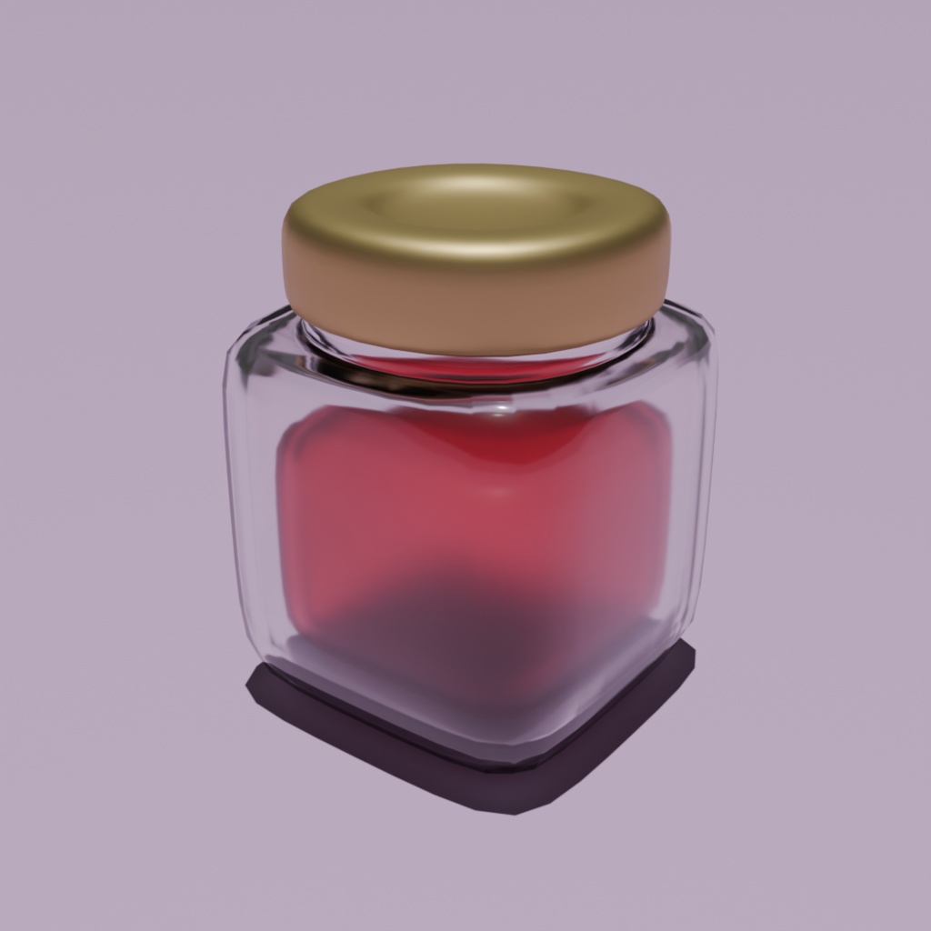 ジャムの瓶（商用利用OK）