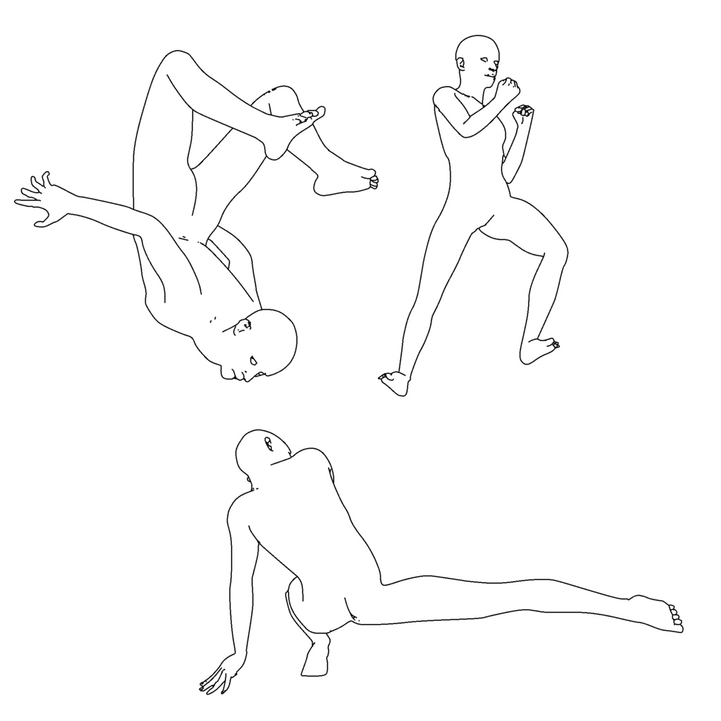 表情まで動かせるリアルな標準体型男性 3Dキャラ素材(FBX対応)日常・汎用性抜群のモブ表現に最適!【CLIP STUDIO PAINTで使えるおまけつき】