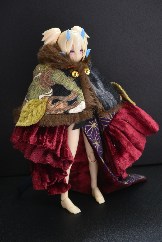 和装ローブ 雷神【1/12サイズ服】