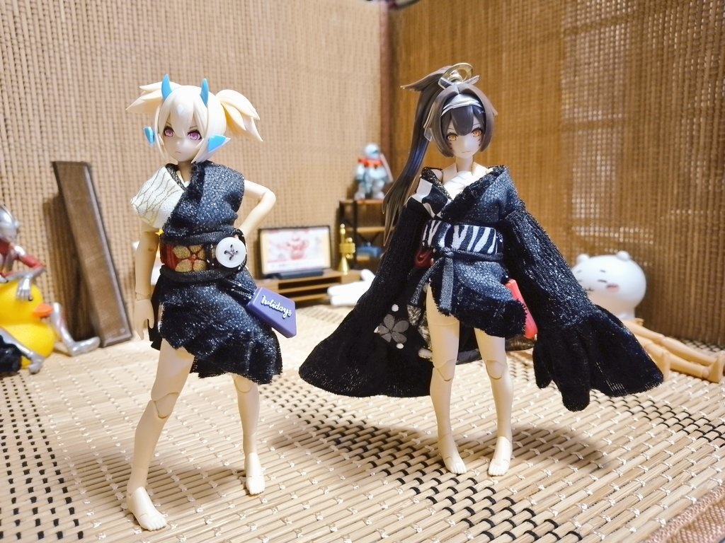 モダン和装　Ａ　【1/12サイズ服】