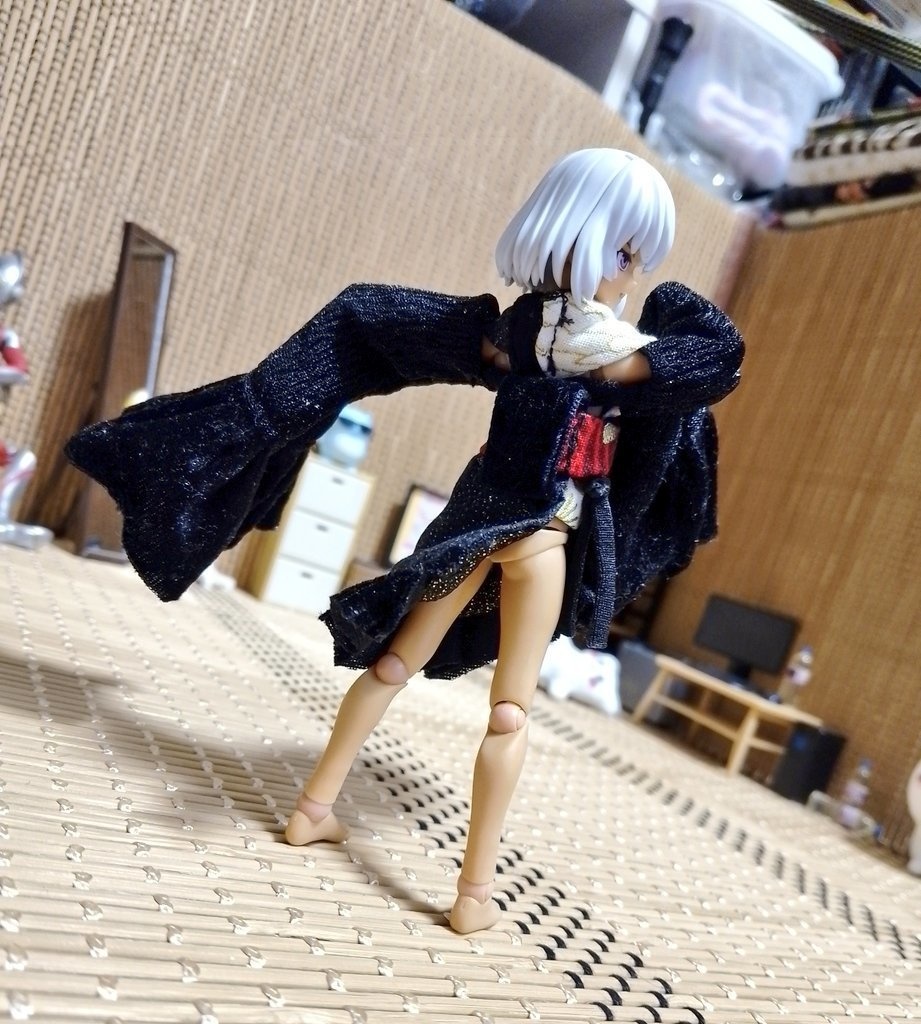 モダン和装　Ｂ　【1/12サイズ服】