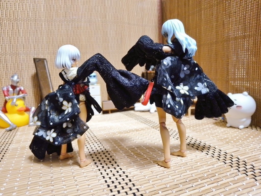 モダン和装　Ｂ　【1/12サイズ服】