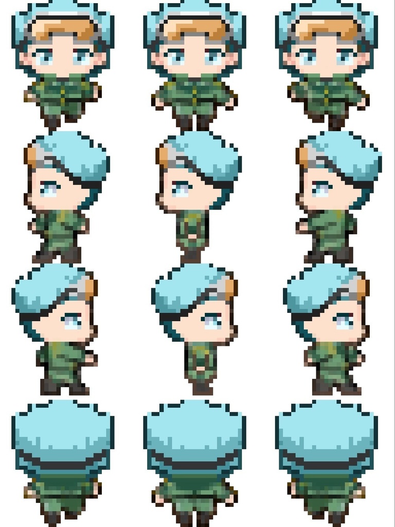 【ピクスクアバター】要塞村さん