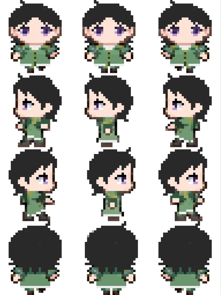 【ピクスクアバター】断髪縁ちゃん