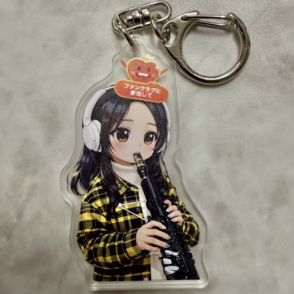 黄色シャツのわかば【アクリルキーホルダー 60mm】