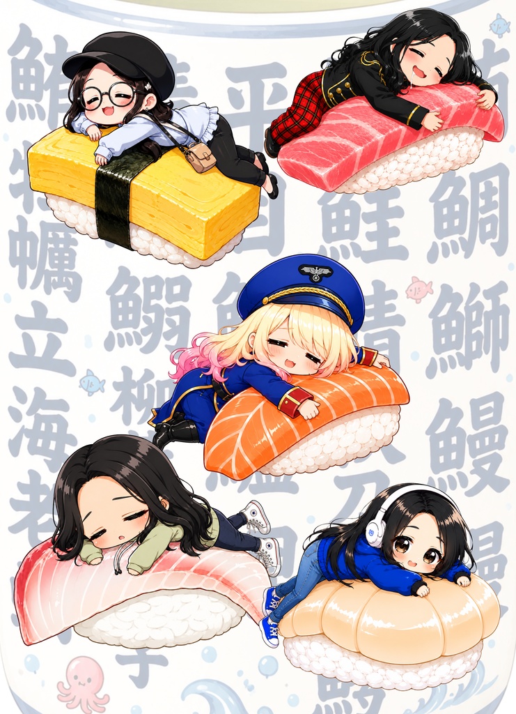 クリアファイル　寿司B