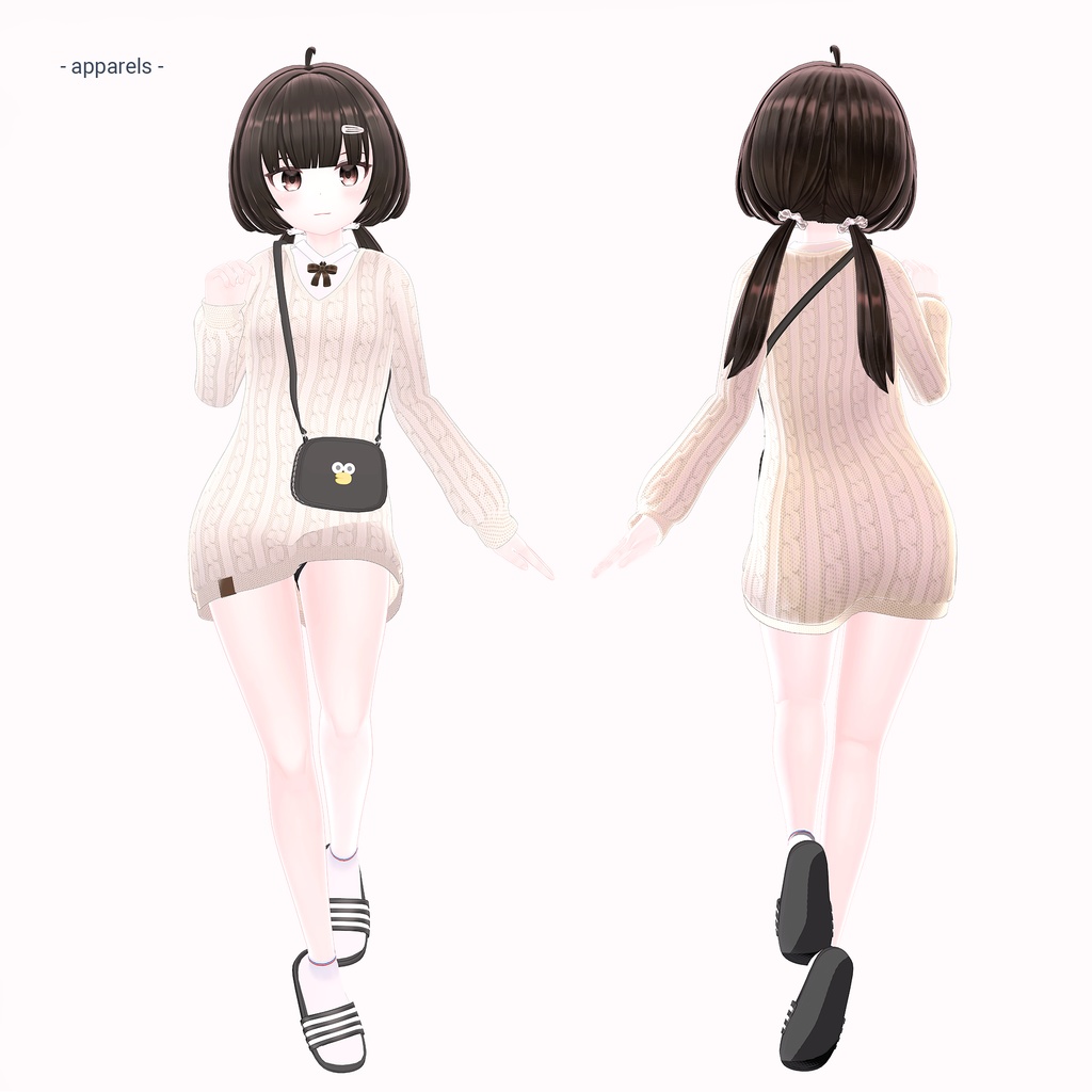 【VRChat】オリジナル3Dモデル Somi ソミ