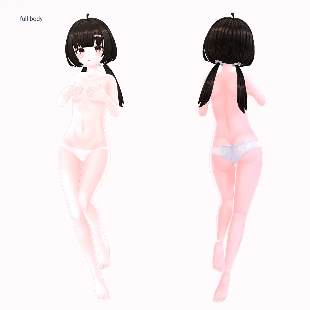 【VRChat】オリジナル3Dモデル Somi ソミ