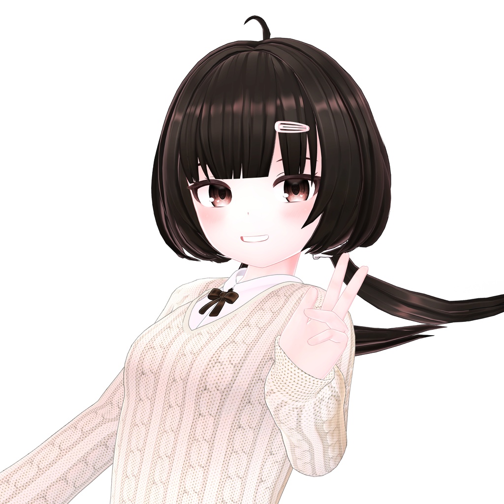 【VRChat】オリジナル3Dモデル Somi ソミ