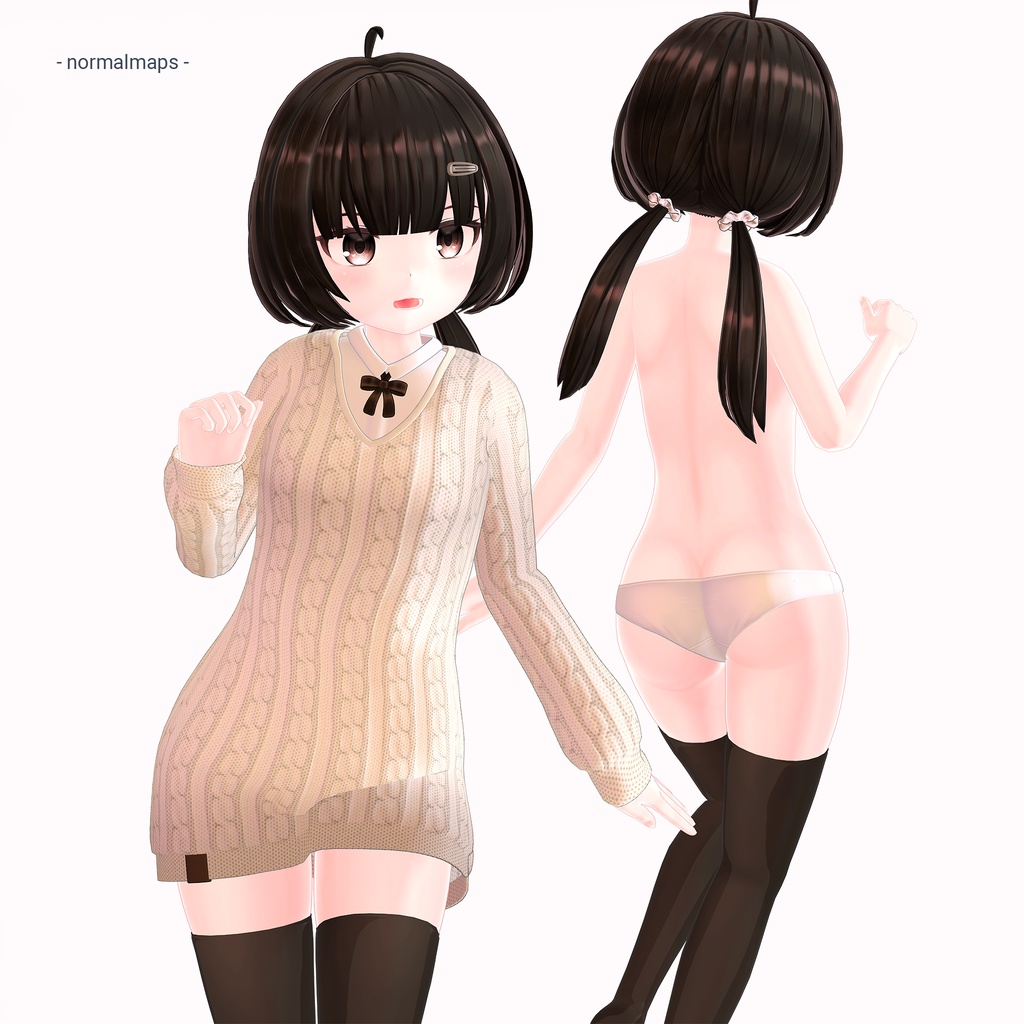 【VRChat】オリジナル3Dモデル Somi ソミ