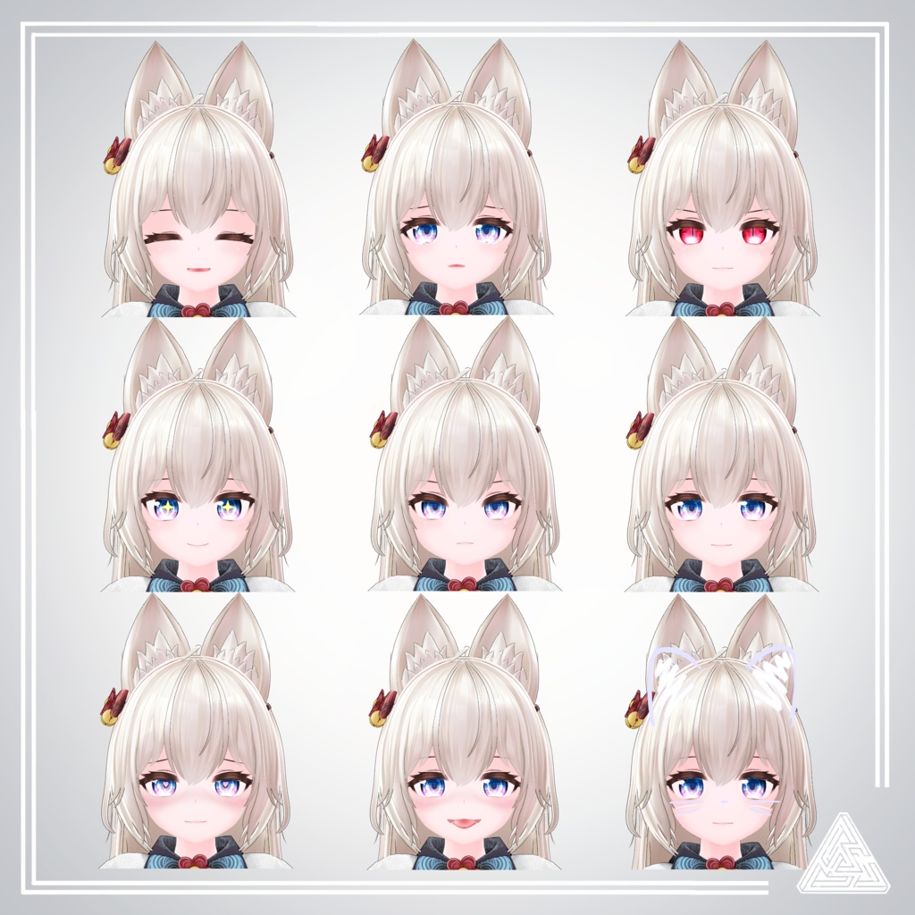 オリジナル3Dモデル 「Enya」 エンヤ