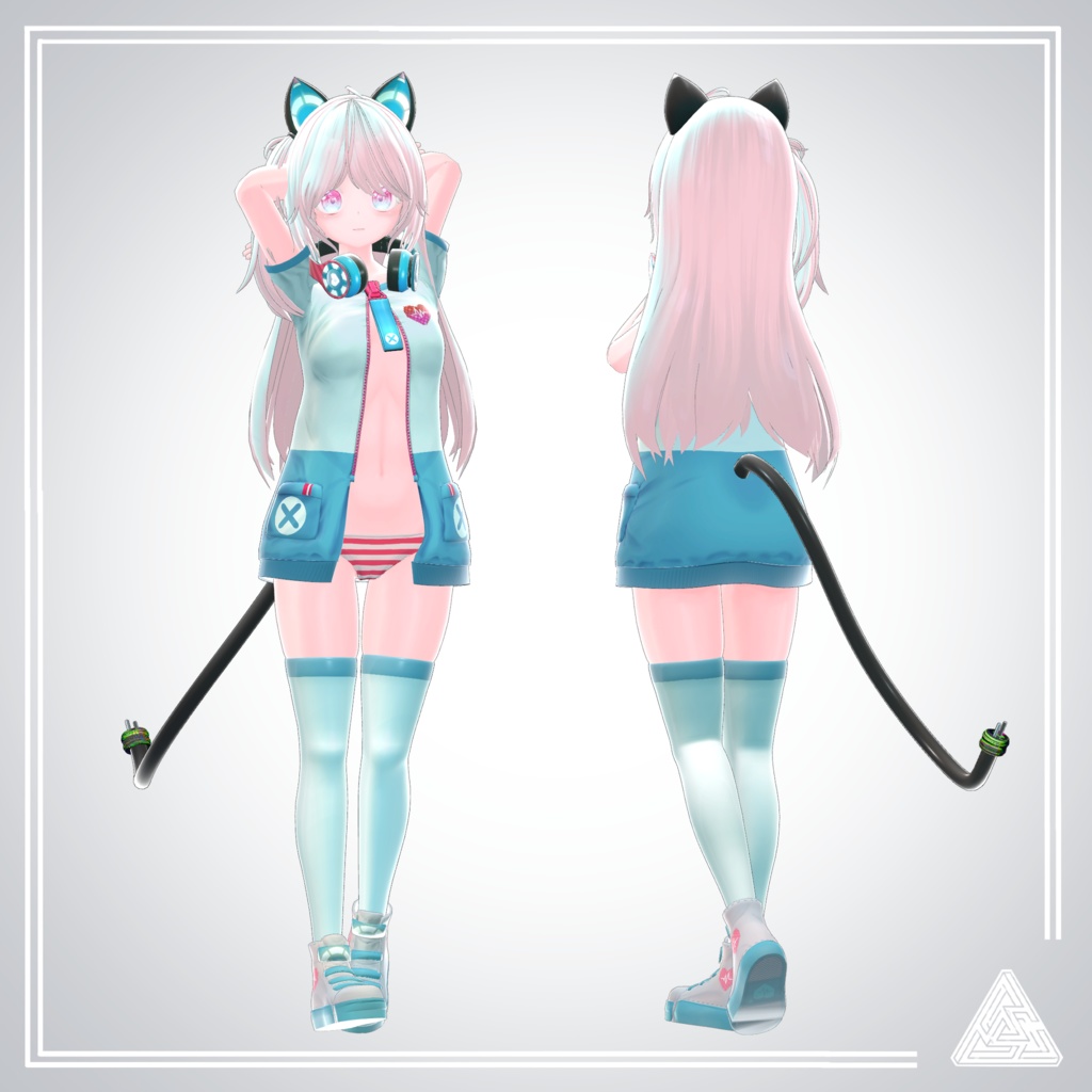 オリジナル3Dモデル 「A.E.D hacker」