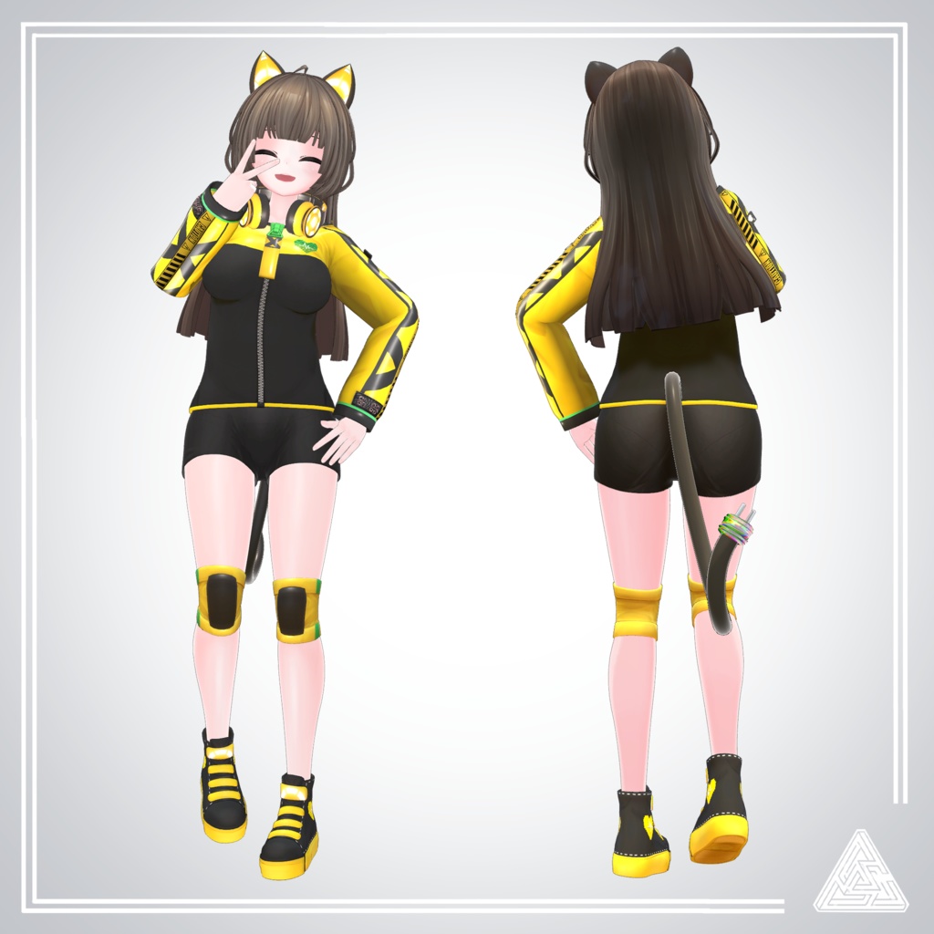 オリジナル3Dモデル 「A.E.D hacker」