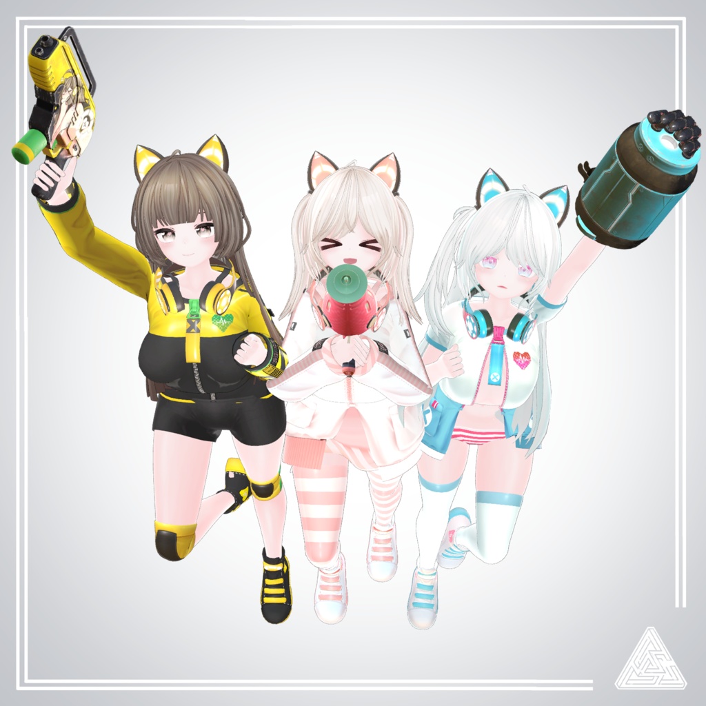 オリジナル3Dモデル 「A.E.D hacker」