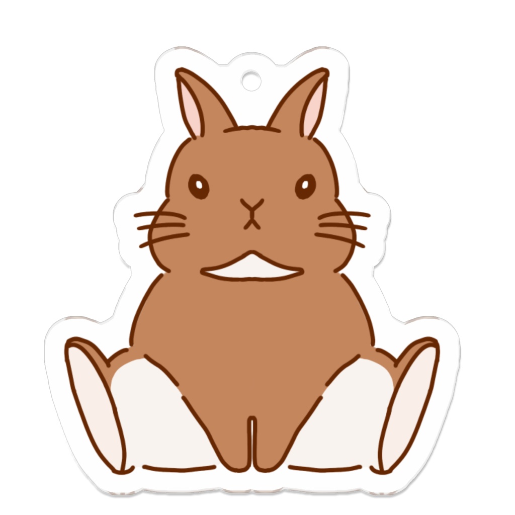 おすわりうさぎ