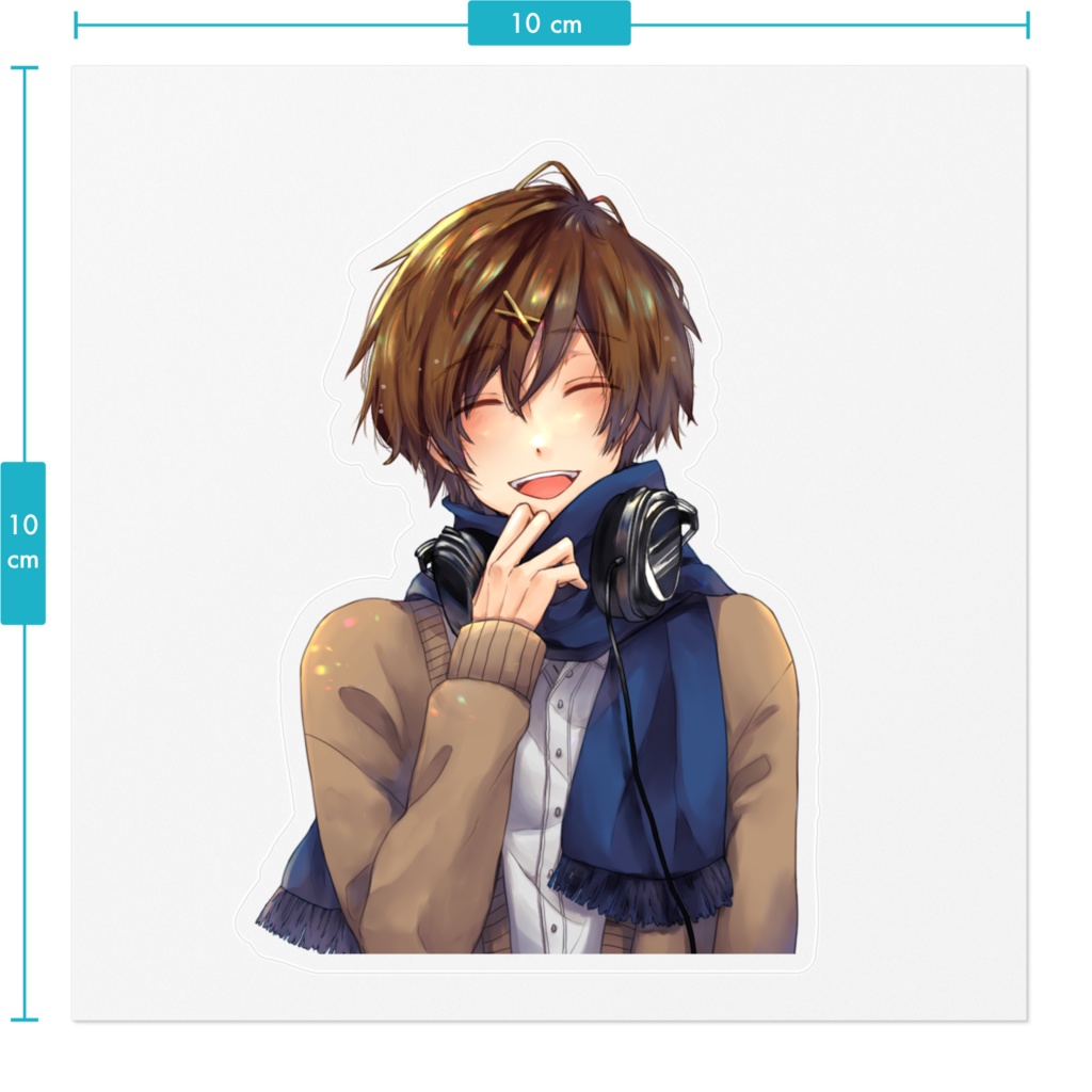 緋衣のの葉ステッカー