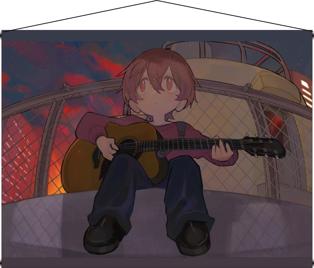 緋衣のの葉5周年タペストリー