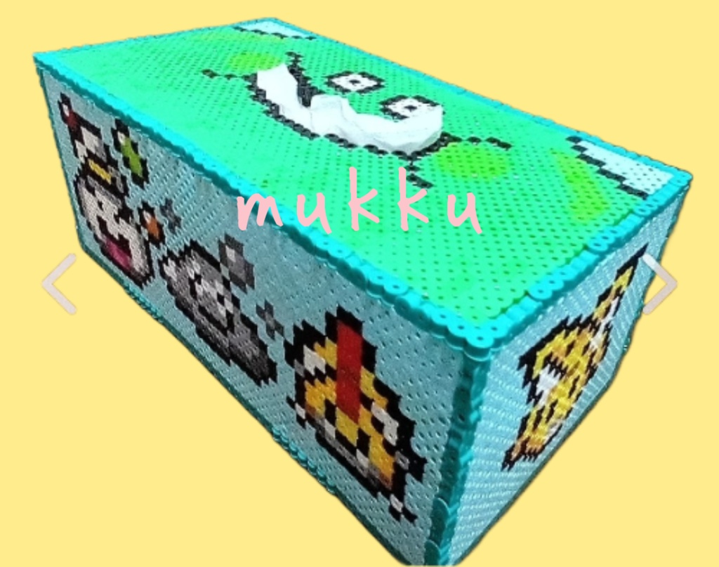 ドラクエ アイロンビーズ ティッシュケース ティッシュボックス ドラゴンクエスト - mukku - BOOTH