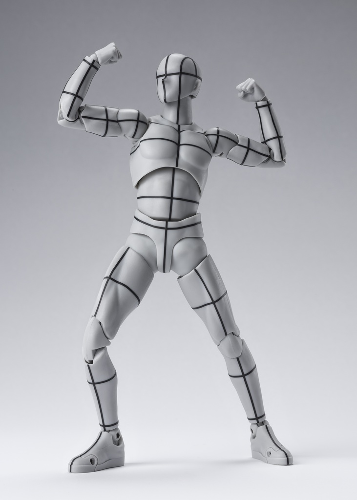 S.H.Figuarts ボディくん -ワイヤーフレーム- (Gray Color Ver.)