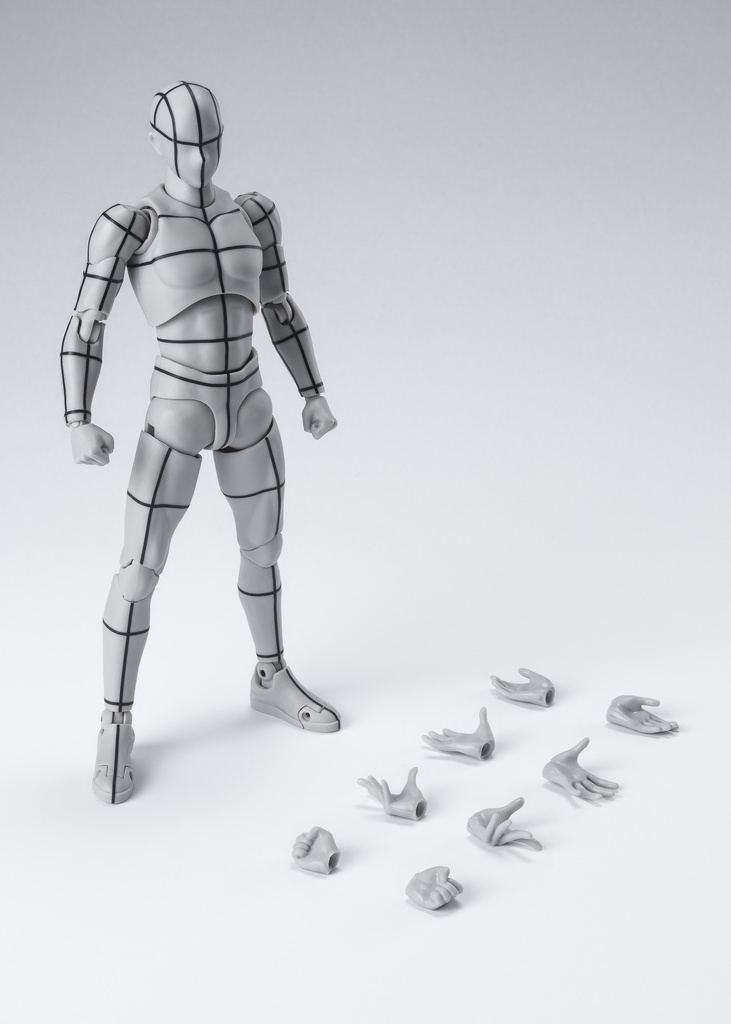S.H.Figuarts ボディくん -ワイヤーフレーム- (Gray Color Ver.)