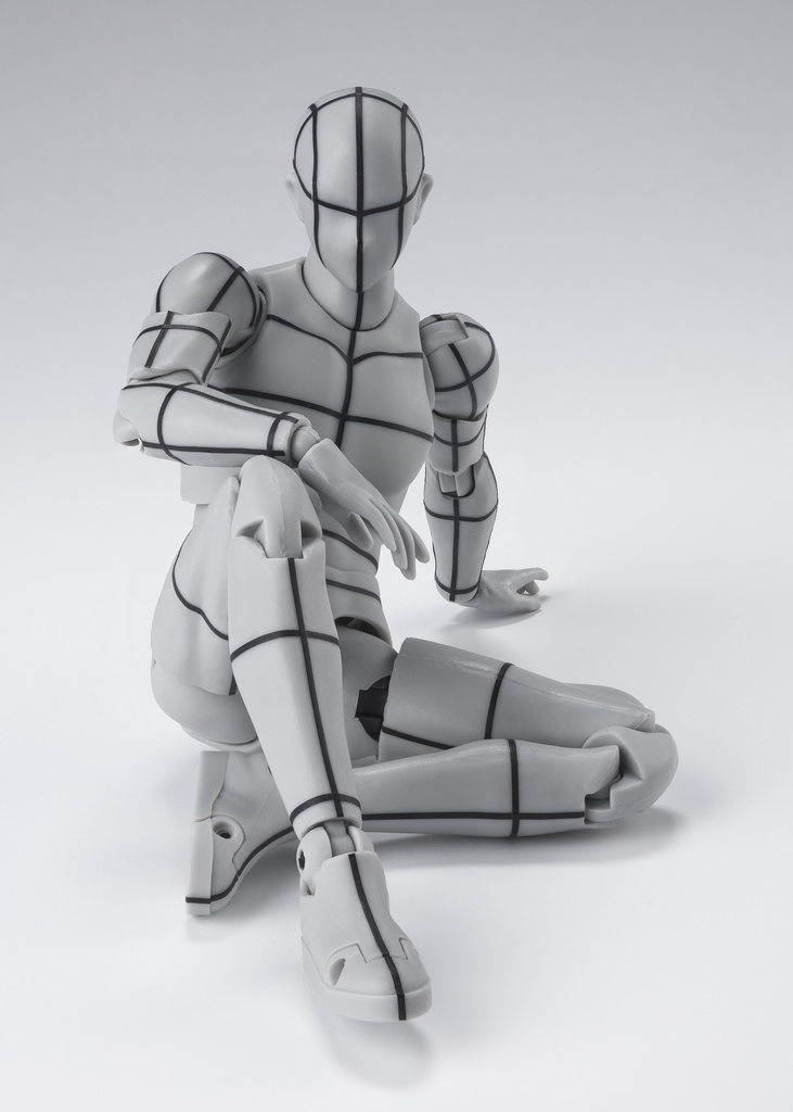 S.H.Figuarts ボディくん -ワイヤーフレーム- (Gray Color Ver.)