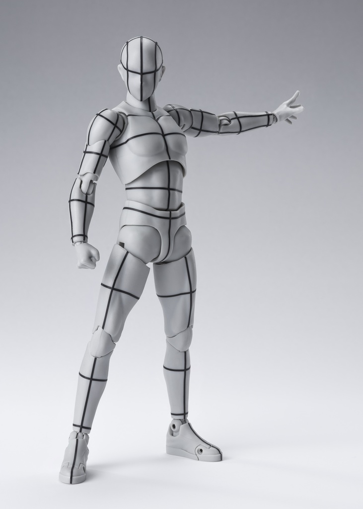 S.H.Figuarts ボディくん -ワイヤーフレーム- (Gray Color Ver.)