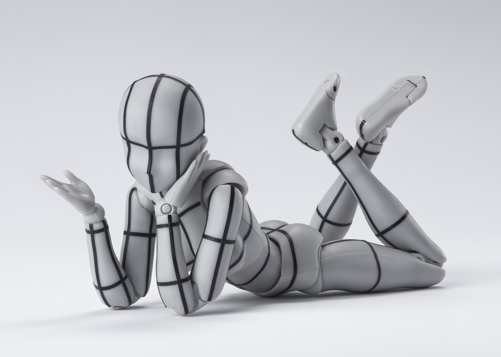 S.H.Figuarts ボディちゃん -ワイヤーフレーム- (Gray Color Ver.)