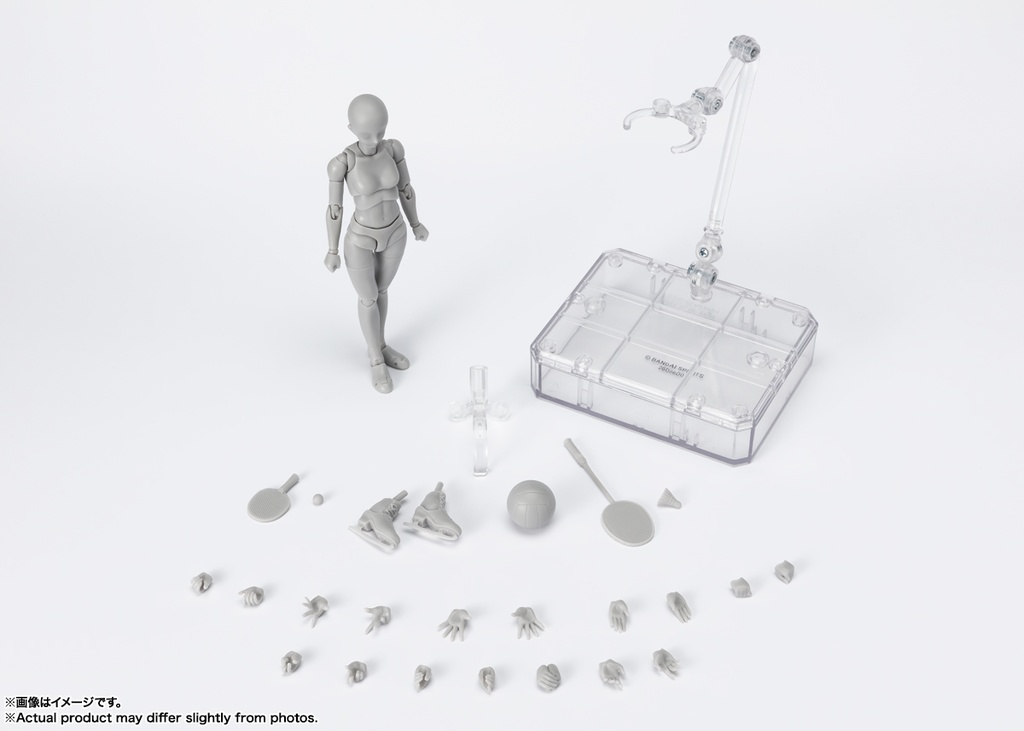 S.H.Figuarts ボディちゃん -スポーツ- Edition DX SET (Gray Color Ver.)