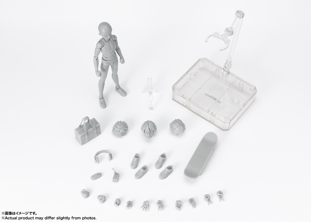 S.H.Figuarts ボディくん -スクールライフ- Edition DX SET (Gray Color Ver.)