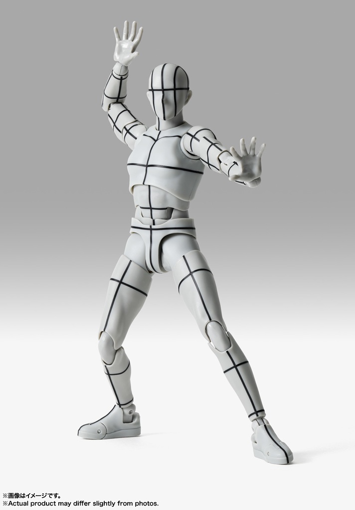 S.H.Figuarts ボディくん -スポーツ- Edition -ワイヤーフレーム-(Gray Color Ver.)（予約販売） -  pixiv公式BOOTH - BOOTH