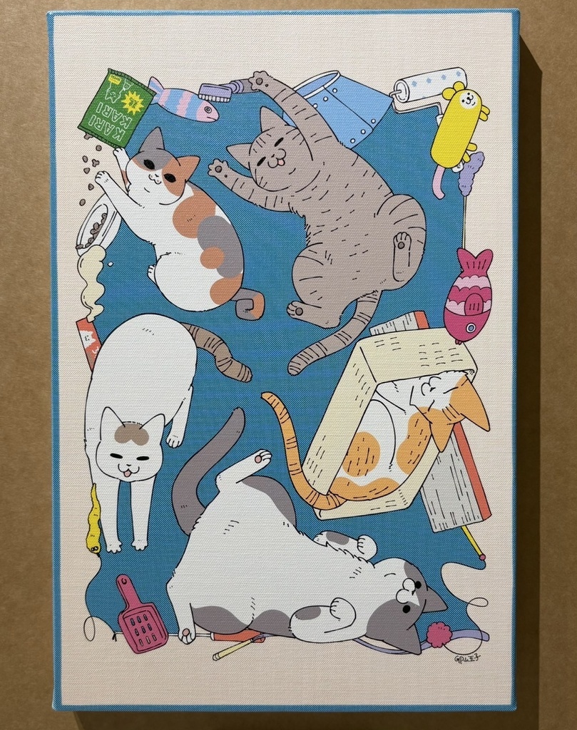 【受注販売】P6サイズキャンバスアート<卵山玉子>