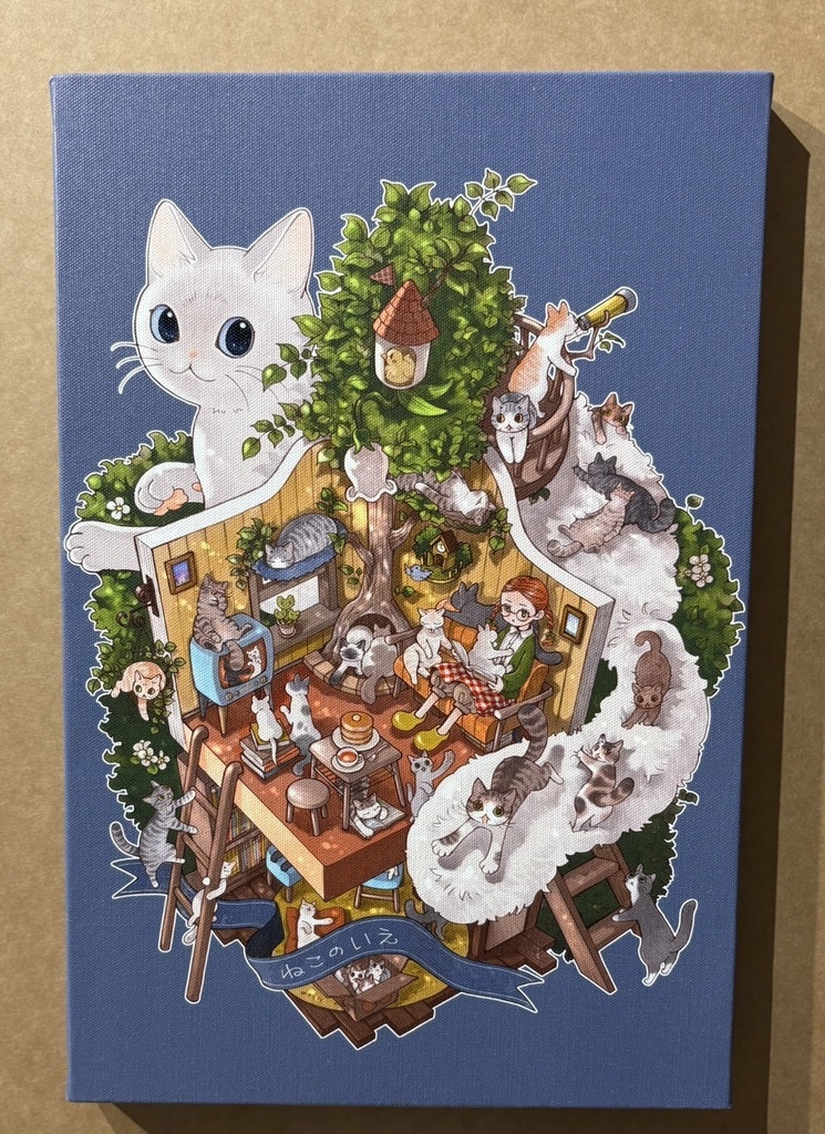 【受注販売】P6サイズキャンバスアート<山野りんりん>