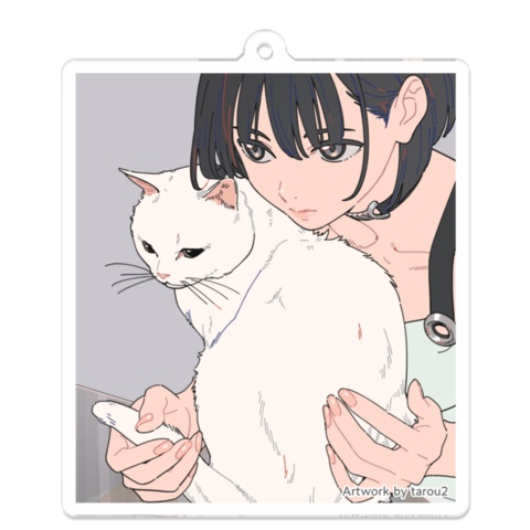 アクリルキーホルダー<tarou2>「cuddle」