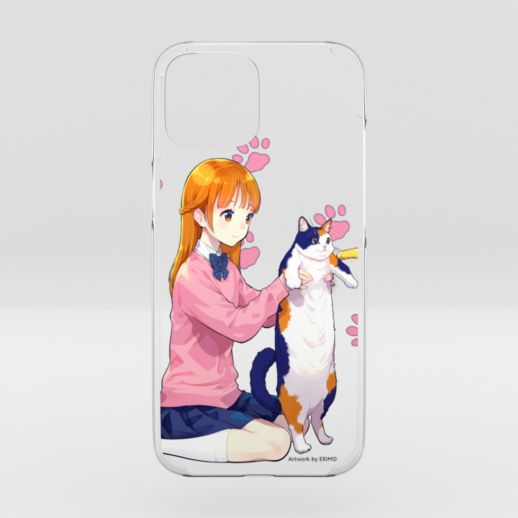 【BOOTH限定】クリアiPhoneケースA<ERIMO>