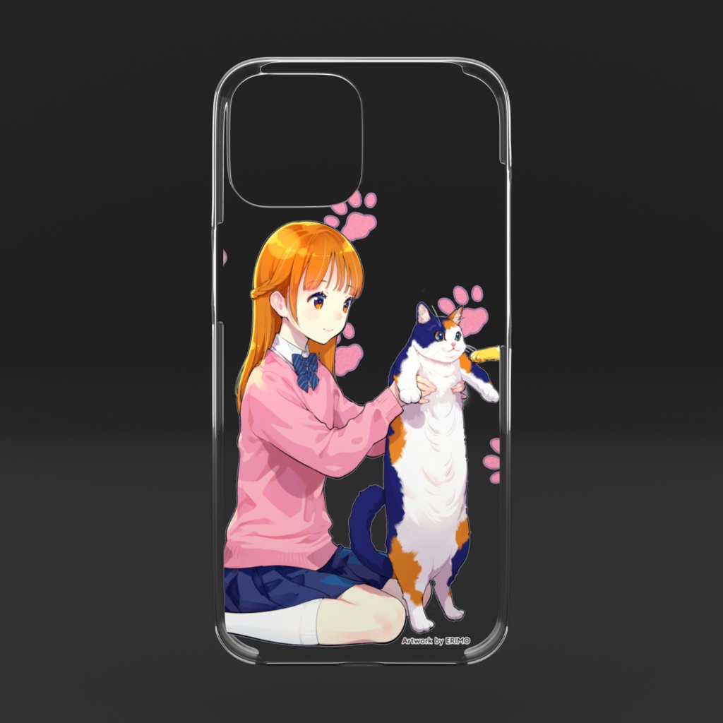 【BOOTH限定】クリアiPhoneケースA<ERIMO>