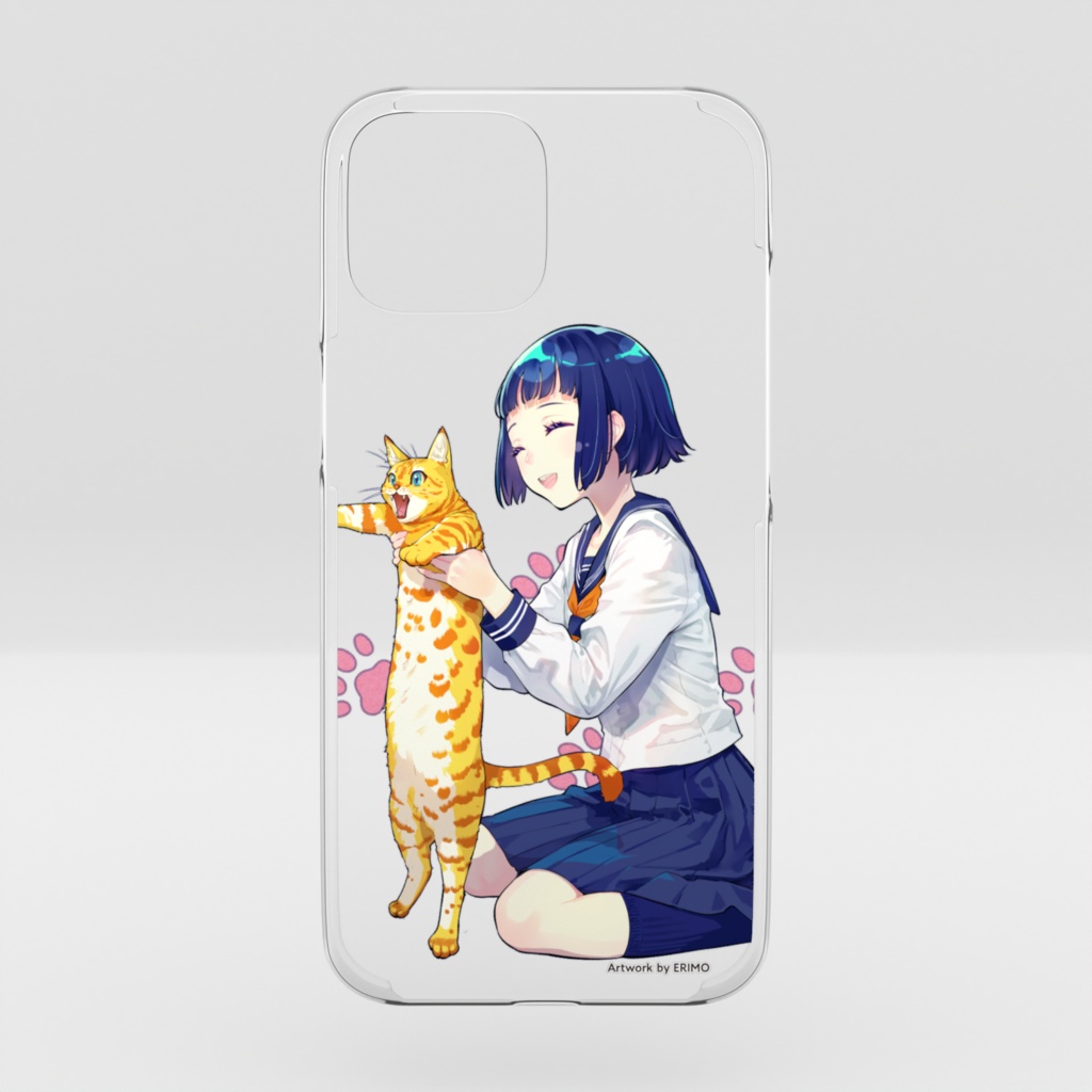 【BOOTH限定】クリアiPhoneケースB<ERIMO>