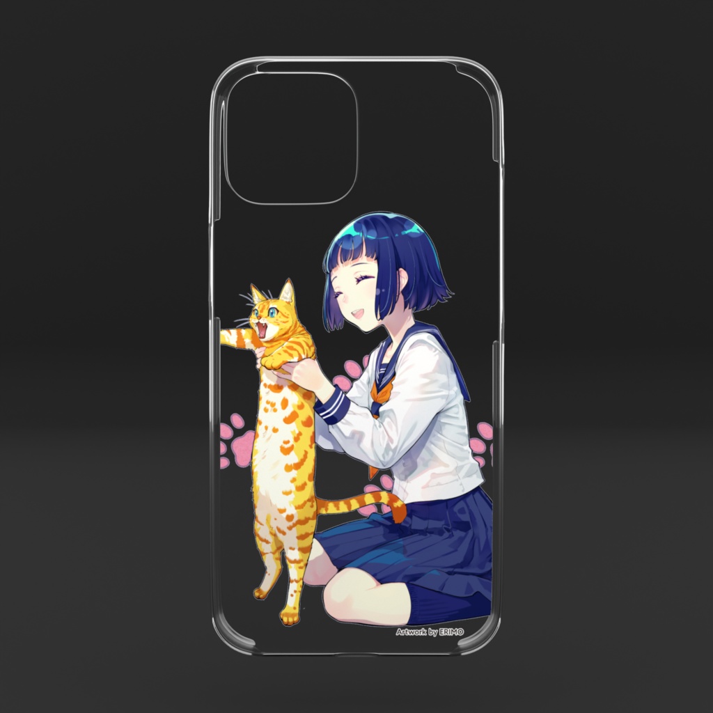 【BOOTH限定】クリアiPhoneケースB<ERIMO>